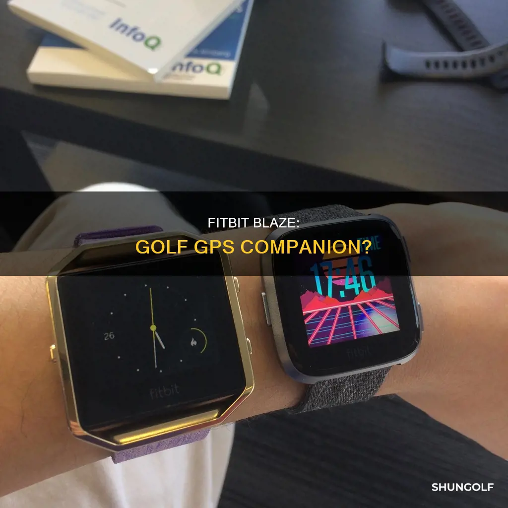 does fitbit blaze have golf gps