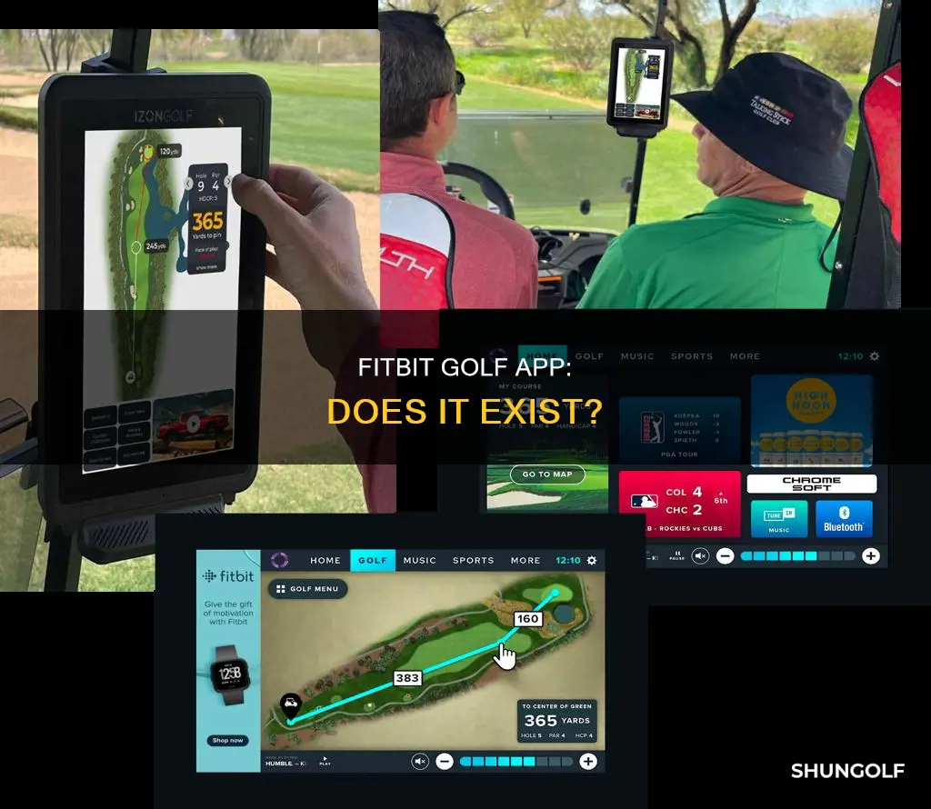 does fitbit have a golf app