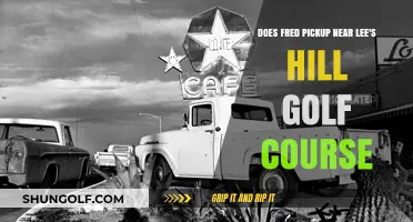 Does Fred Pickup Service Operate Near Lee's Hill Golf Course?
