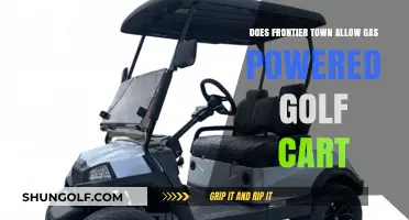 Gas-Powered Golf Carts in Frontier Town: Are They Allowed?