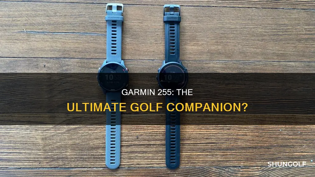 does garmin 255 have golf