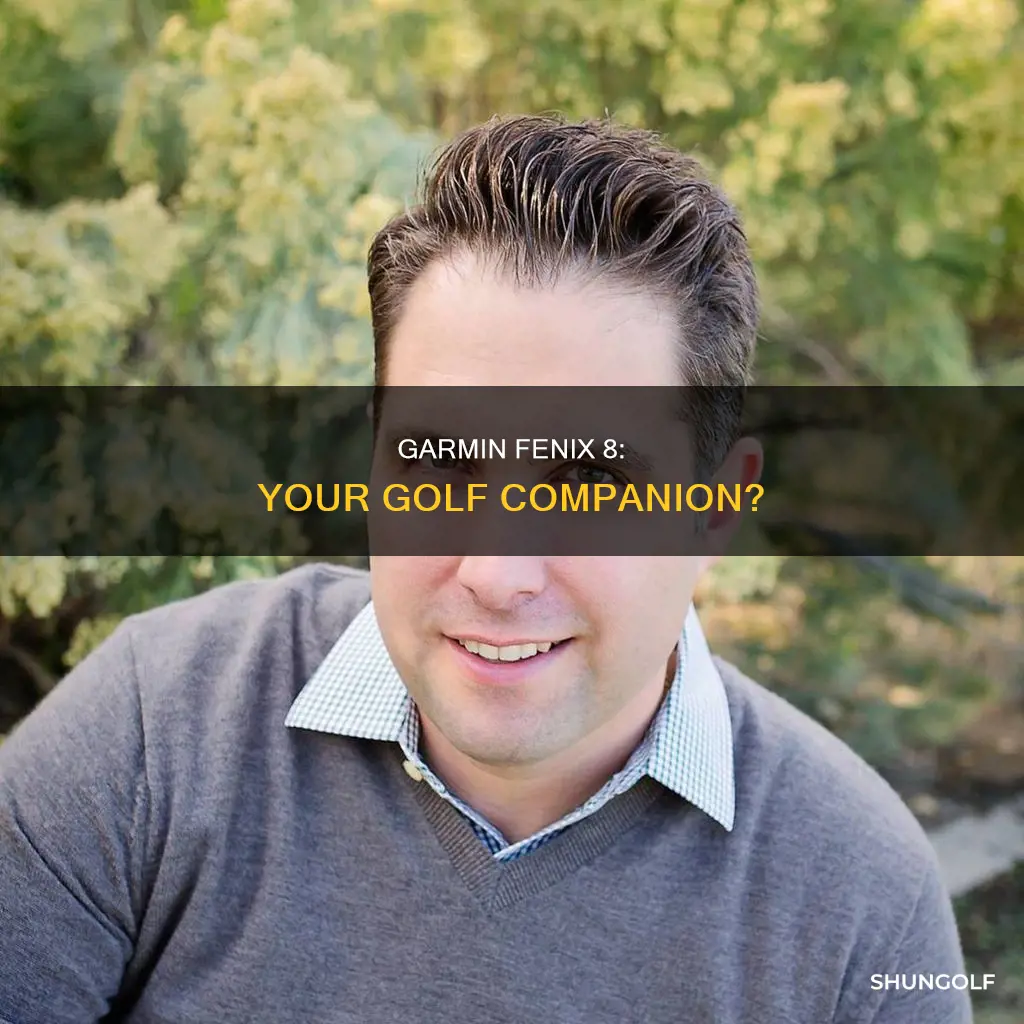 does garmin fenix 8 have golf