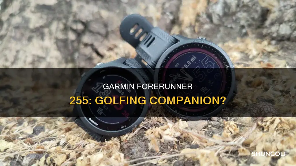 does garmin forerunner 255 have golf