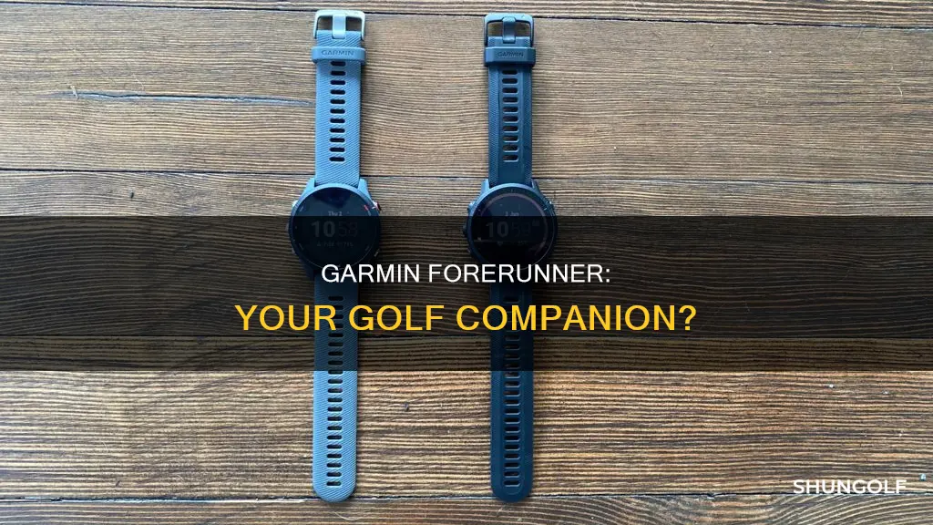 does garmin forerunner track golf