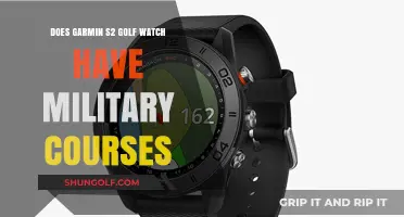 Garmin S2 Golf Watch: Military Course Compatibility Explored