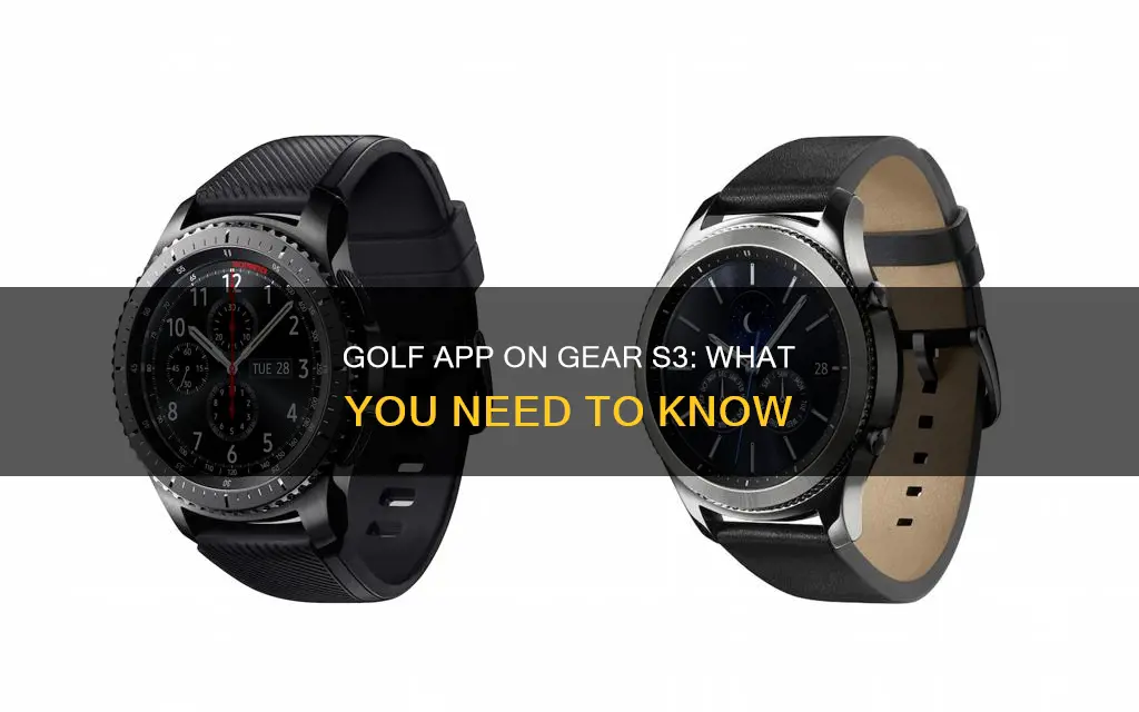 does gear s3 have golf app