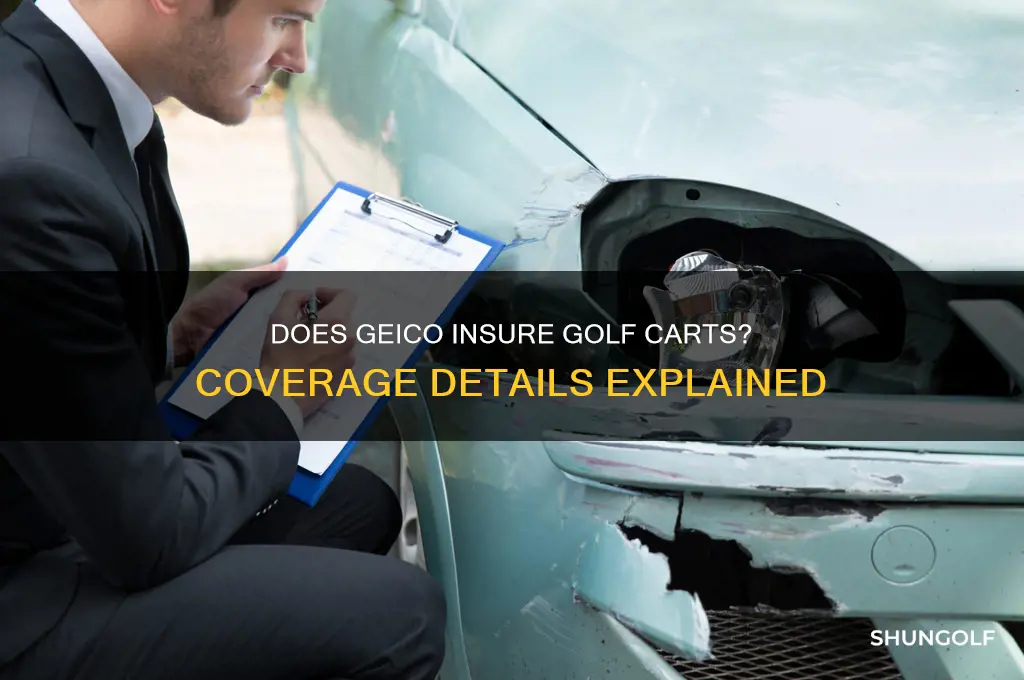 does geico cover golf carts