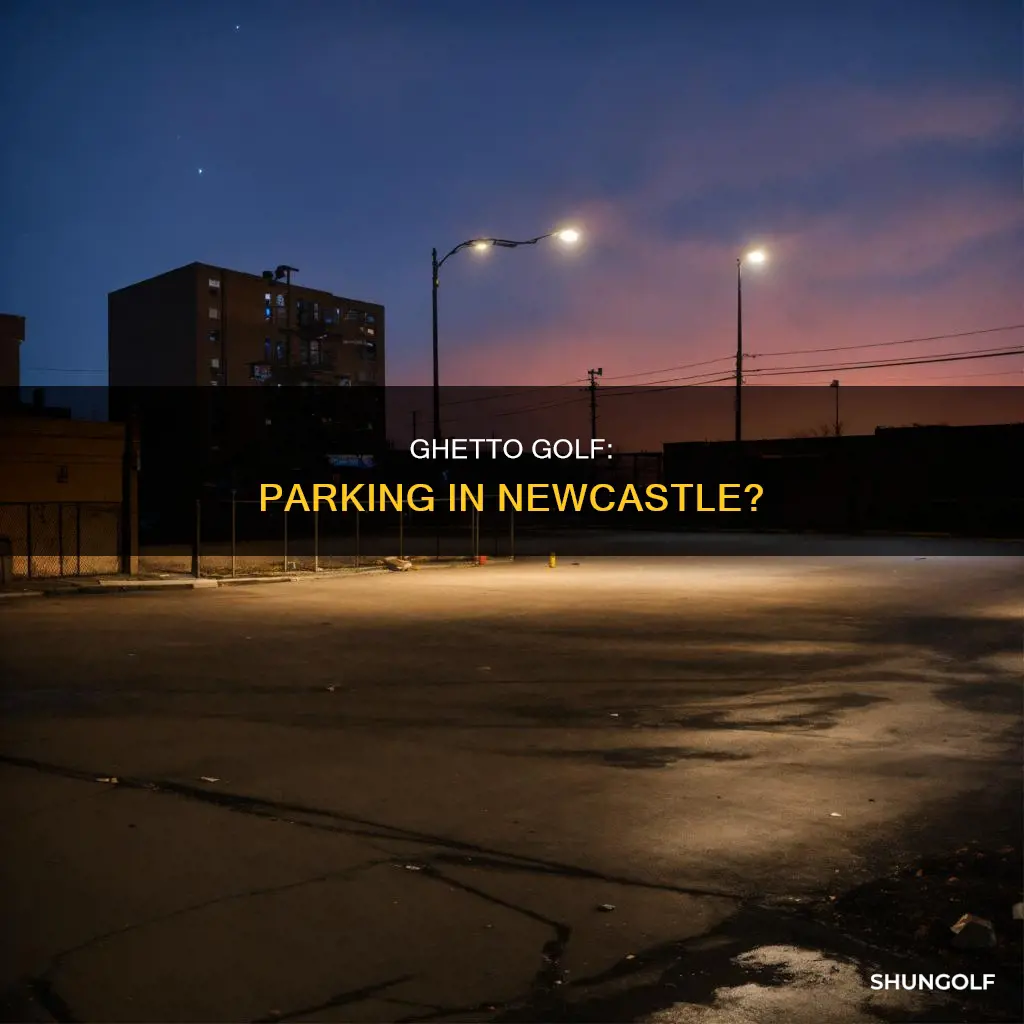 does ghetto golf have parking newcastle
