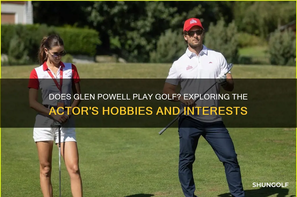 does glen powell play golf