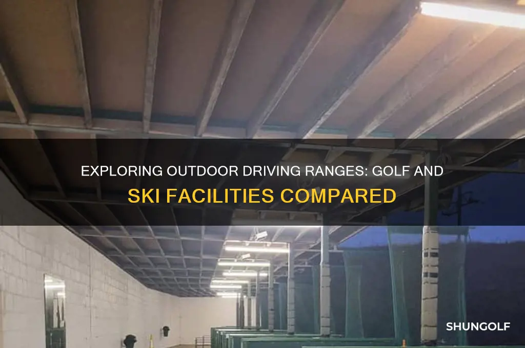does golf and ski have an outdoor driving range