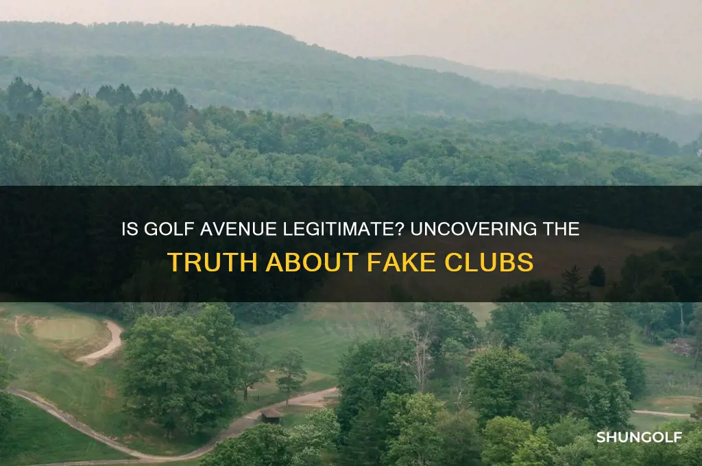 does golf avenue sell fake clubs