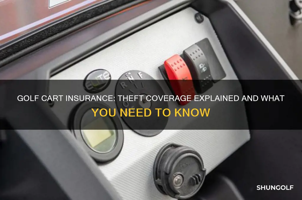 does golf cart insurance cover theft