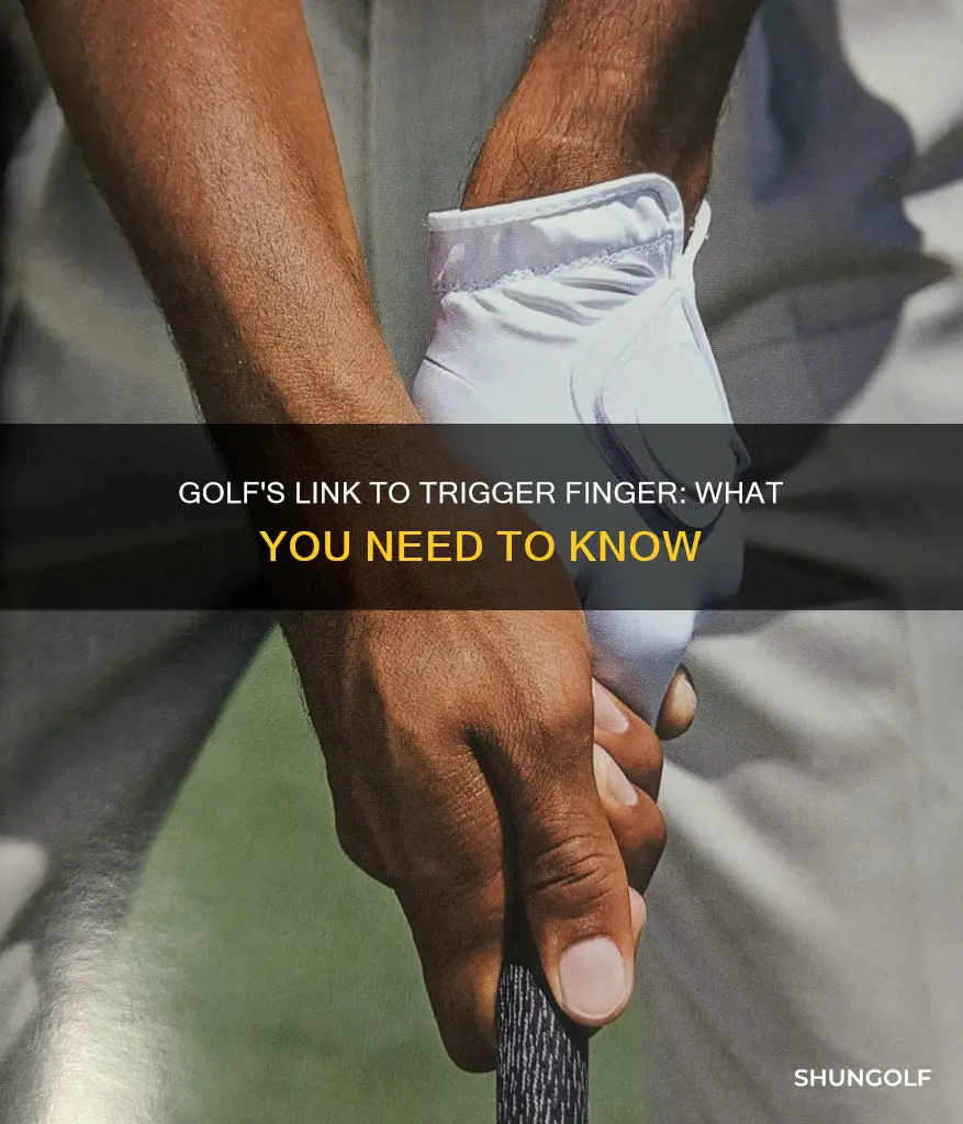 does golf cause trigger finger