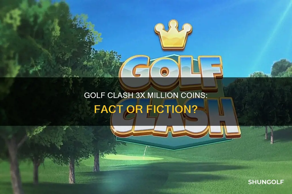 does golf clash offer 3 times for one million