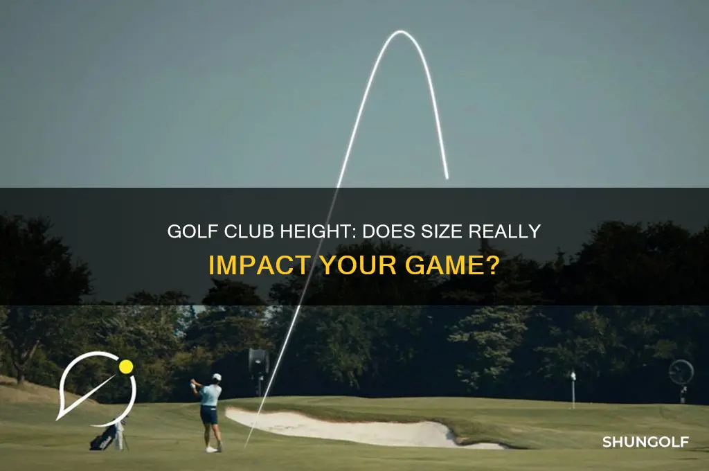 does golf club height matter