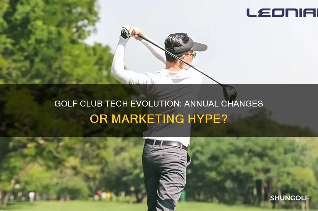 does golf club technology really change year to year