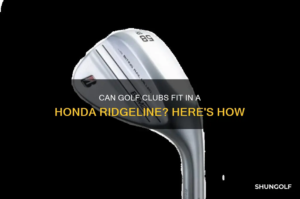 does golf clubs fit in honda ridgeline