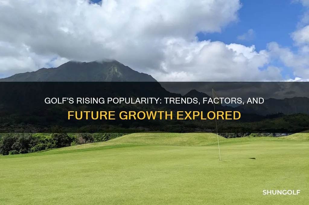 does golf continue to grow i popularity