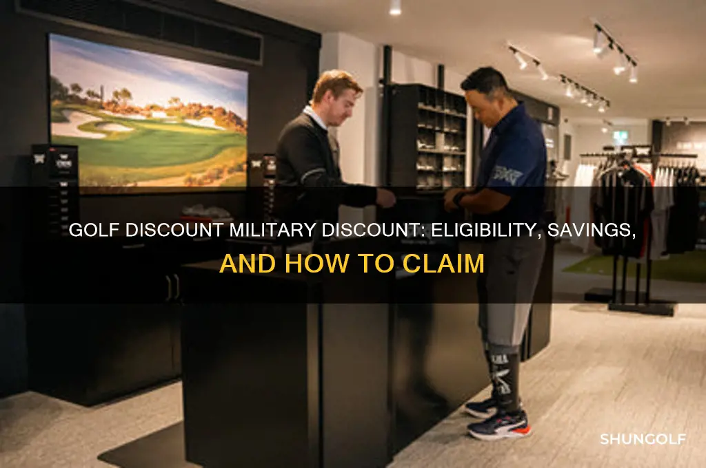 does golf discount have a military discount