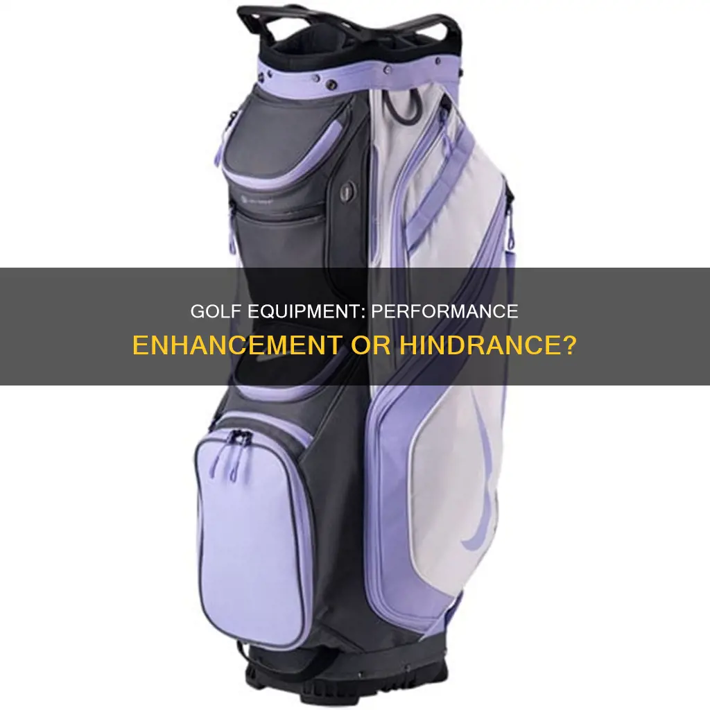 does golf equipment affect performance