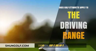 Golf Etiquette at the Driving Range: Rules or Relaxed Practice?