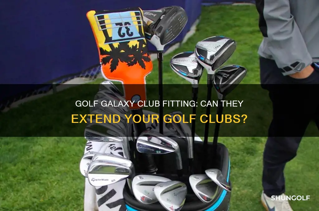 does golf galaxy extend clubs