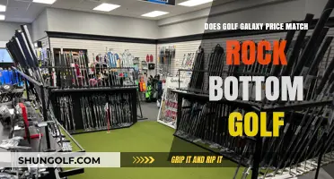 Golf Galaxy vs. Rock Bottom Golf: Price Match Policies Compared