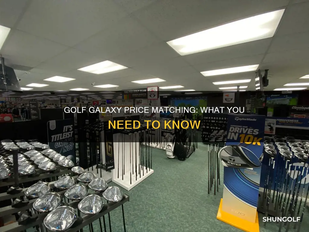 does golf galaxy price match