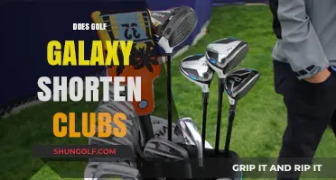 Does Golf Galaxy Shorten Clubs? A Comprehensive Guide for Golfers