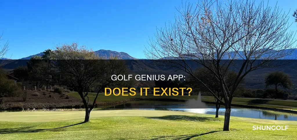 does golf genius have an app