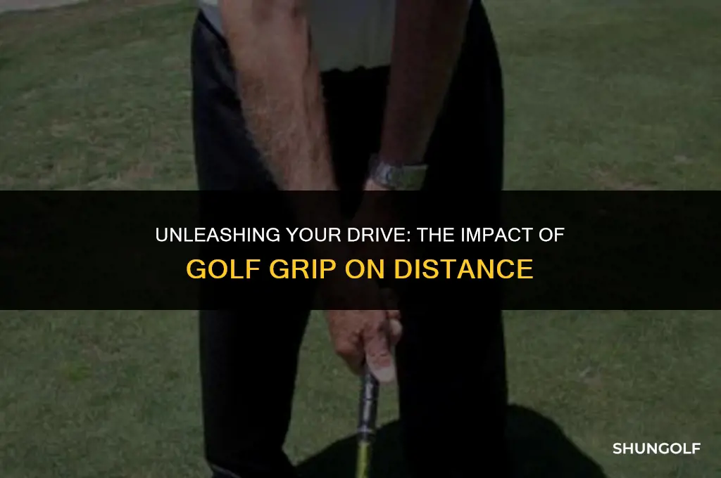 does golf grip affect distance