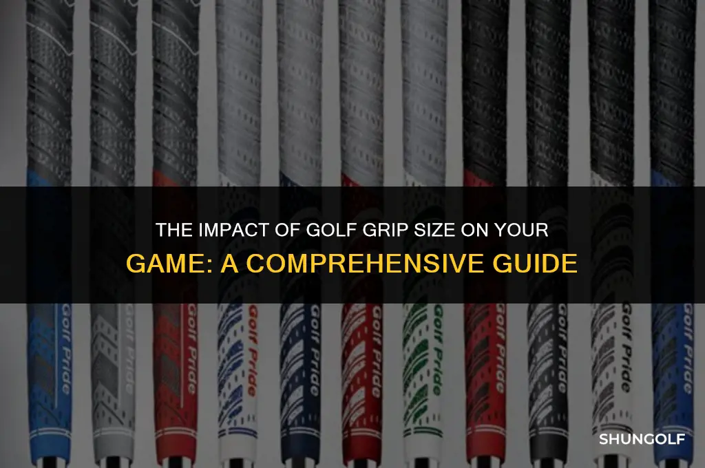 does golf grip size matter