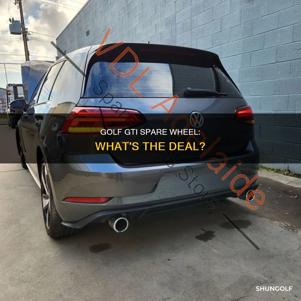 does golf gti have spare wheel