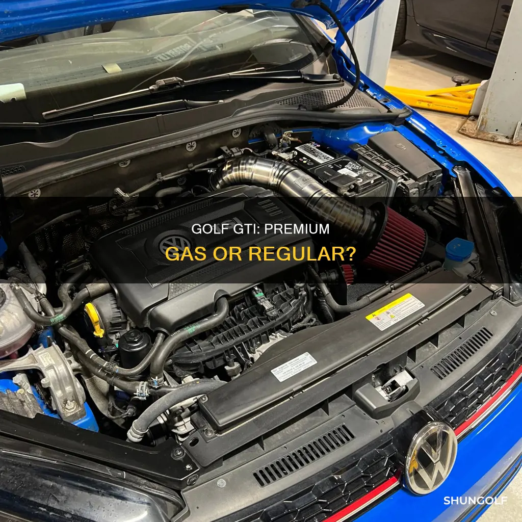 does golf gti take premium gas