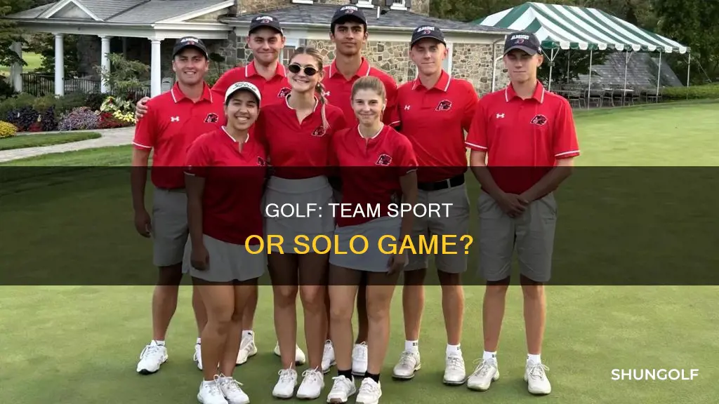 does golf have teams