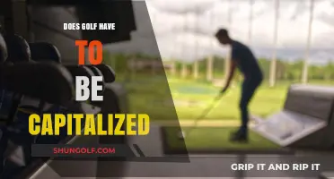 Golf: Capitalization Rules and Why It Matters