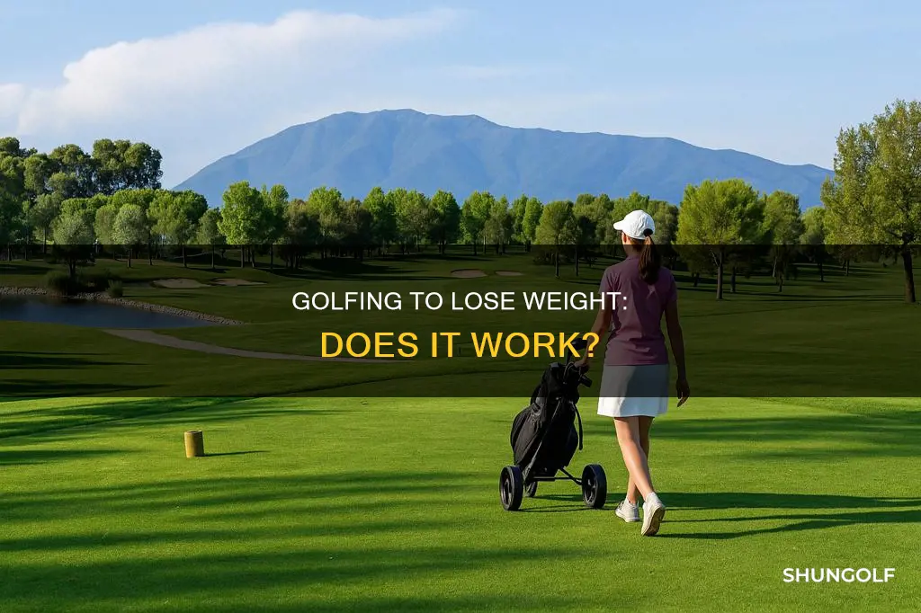 does golf help lose weight