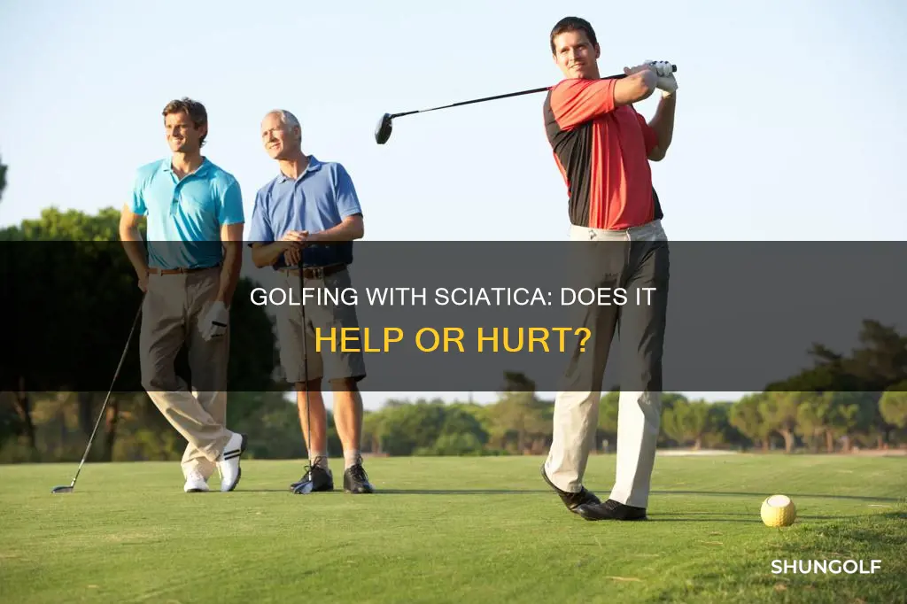 does golf help siatica