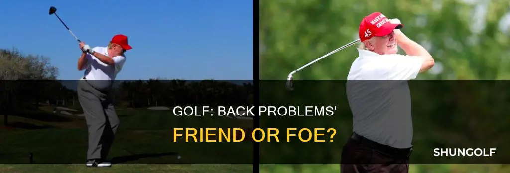 does golf help with back problems