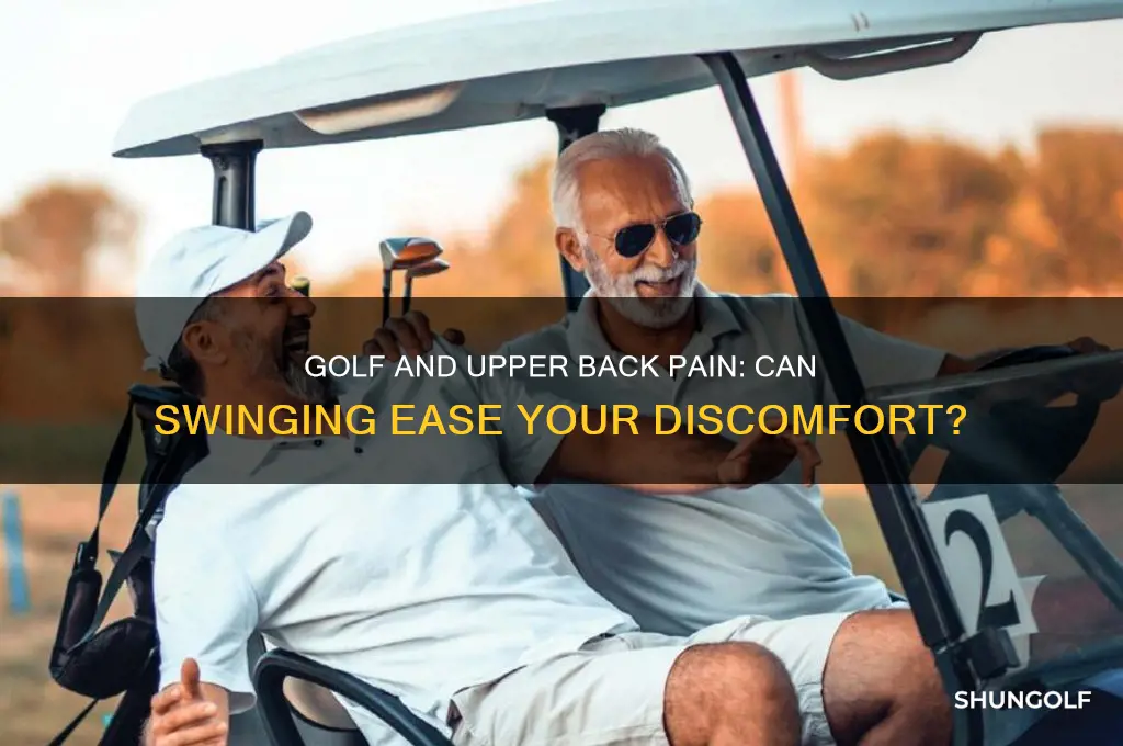 does golf help with upper back pain