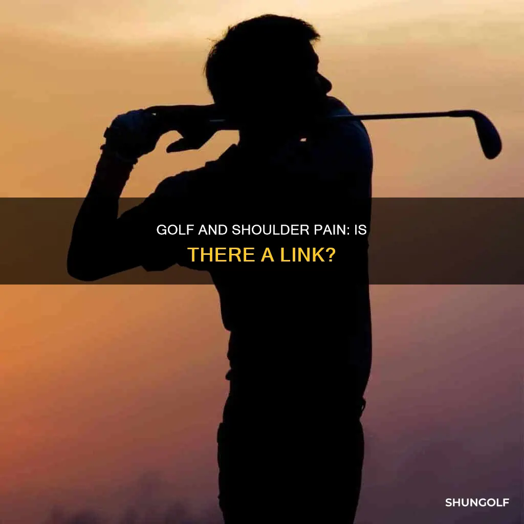 does golf hurt your shoulder