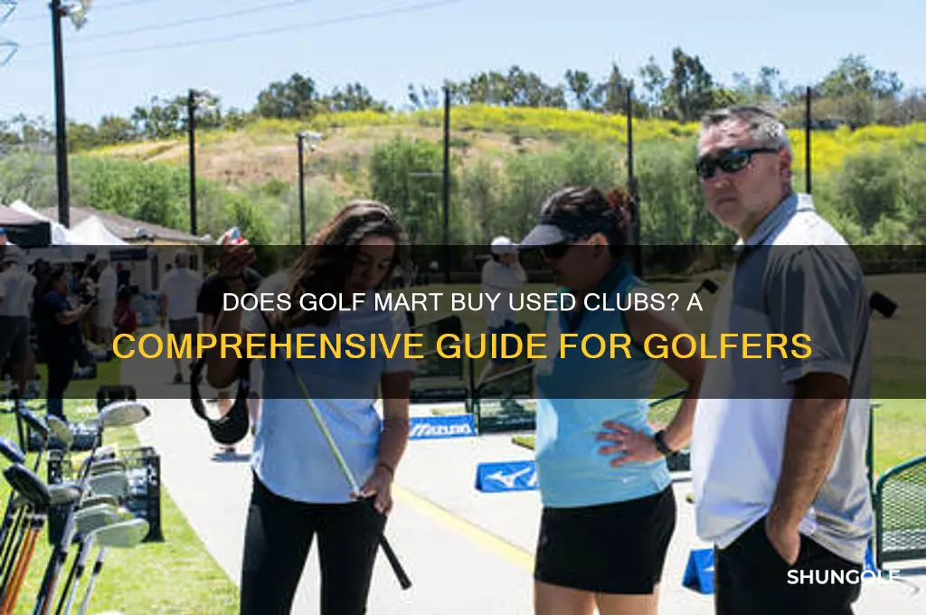 does golf mart buys used clubs