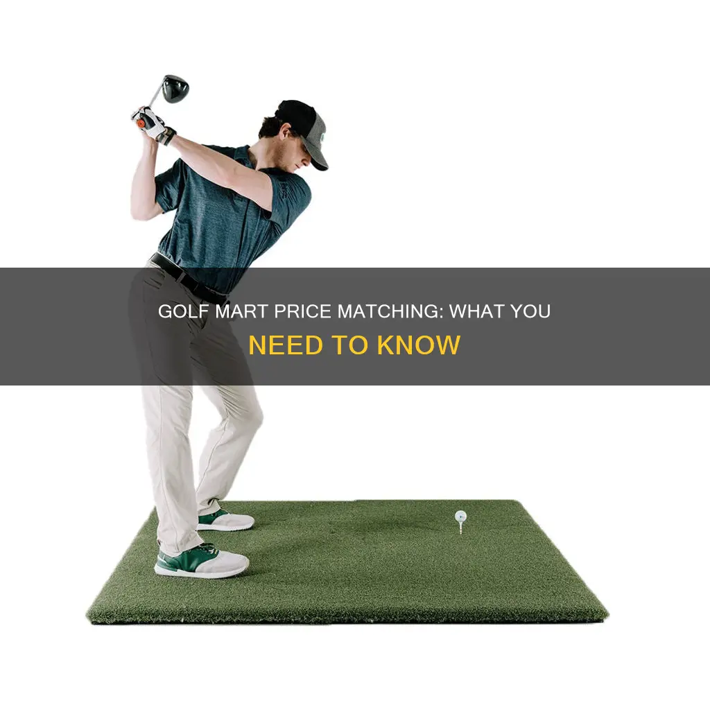 does golf mart price match