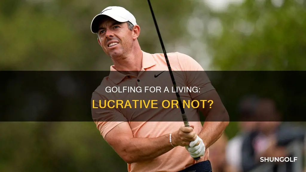 does golf pay well