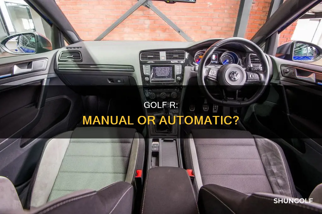 does golf r come in manual