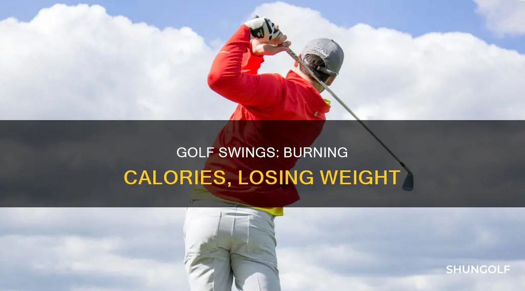 does golf range burn calories