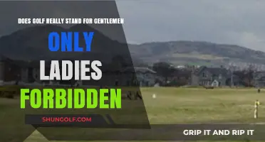 Golf's Origins: Debunking the 'Gentlemen Only, Ladies Forbidden' Myth