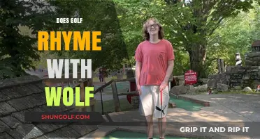 Golf and Wolf: A Perfect Rhyme Pair