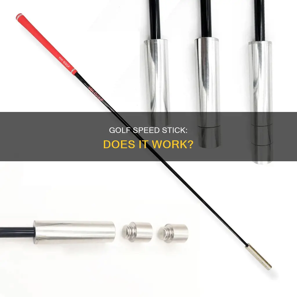 does golf speed stick work