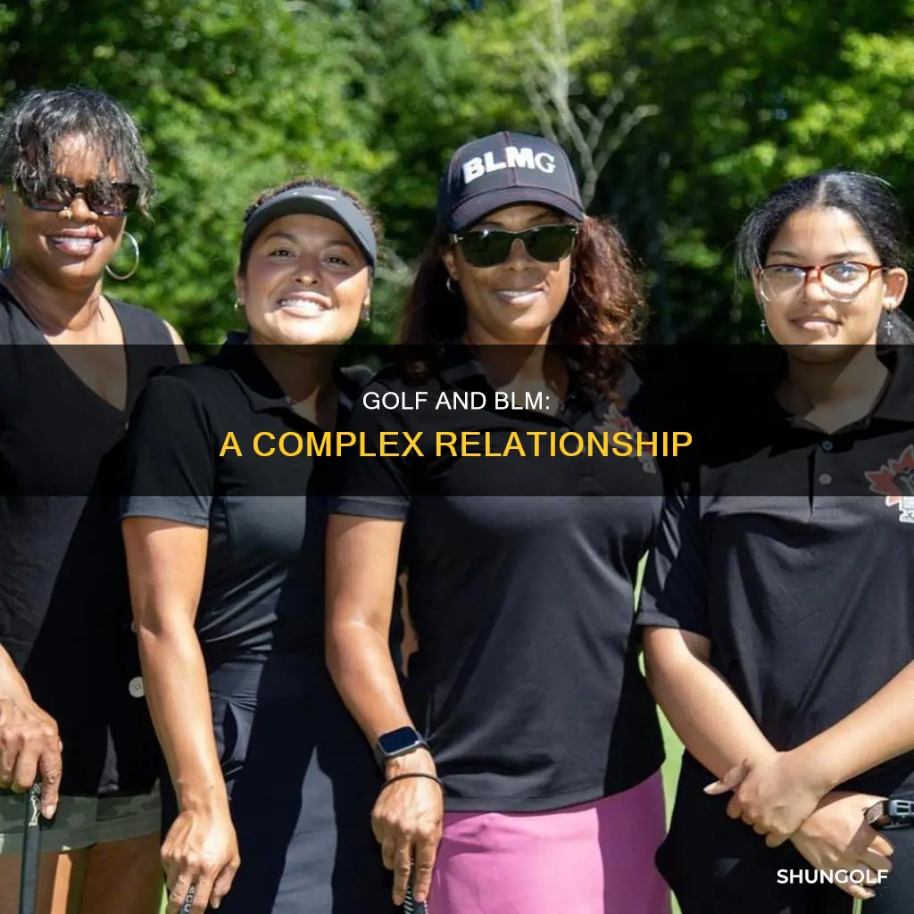 does golf support blm